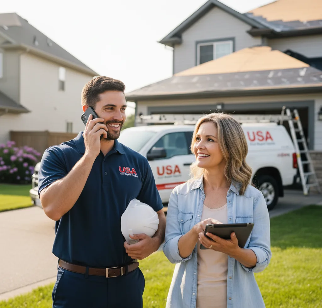 USA Roof Repair Experts customer support in Spanaway